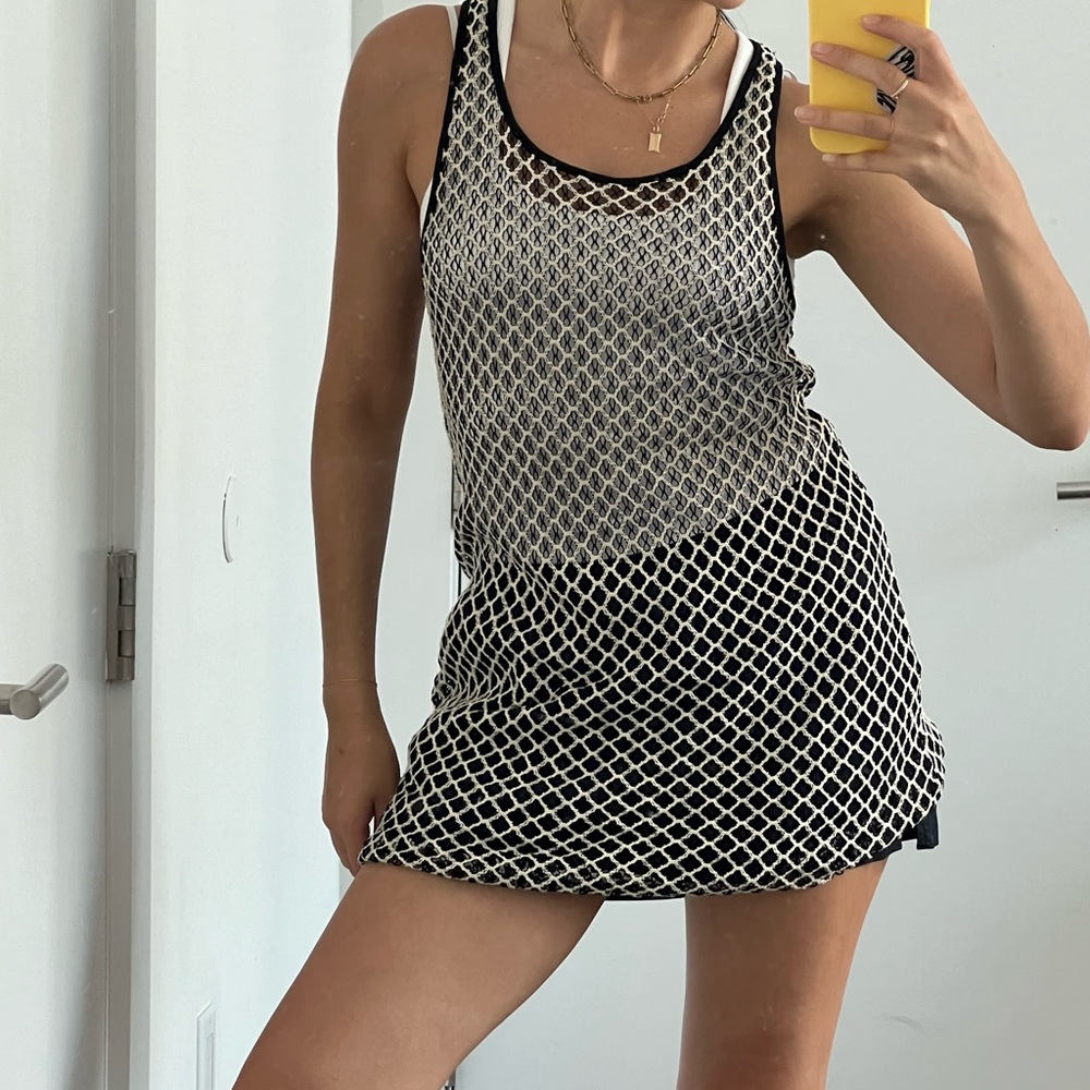 Zara crochet cover up dress